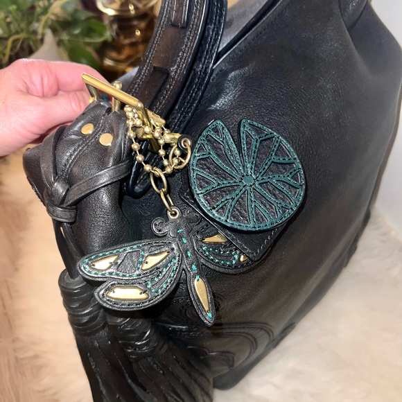 RARE, exclusive Anna Sui Dragonfly Satchel - Picture 9 of 11